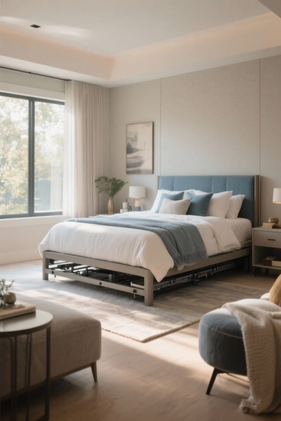 adjustable king bed frames