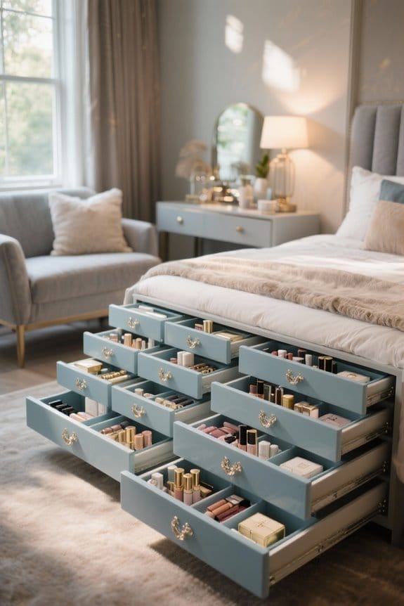 cosmetic drawer organization solutions