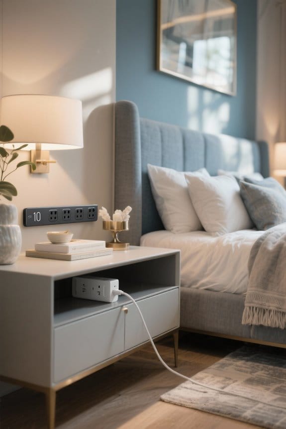 flat plug power strips