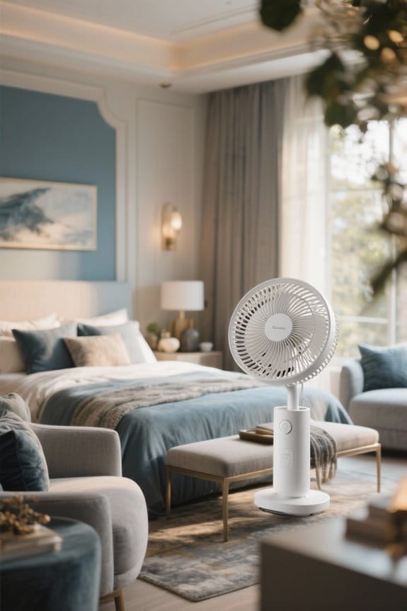 portable rechargeable cooling fans