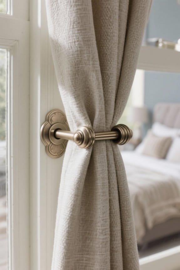 selecting double curtain brackets