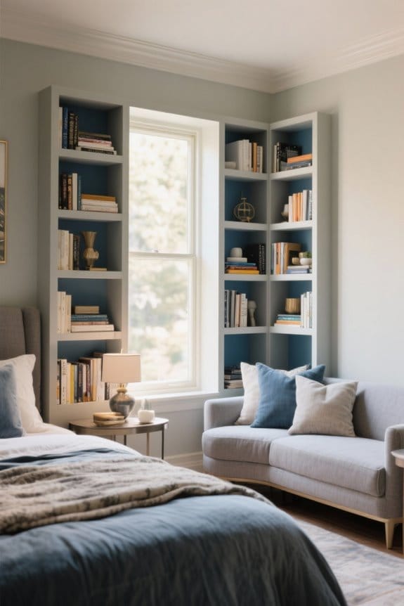 small corner bookshelves selection