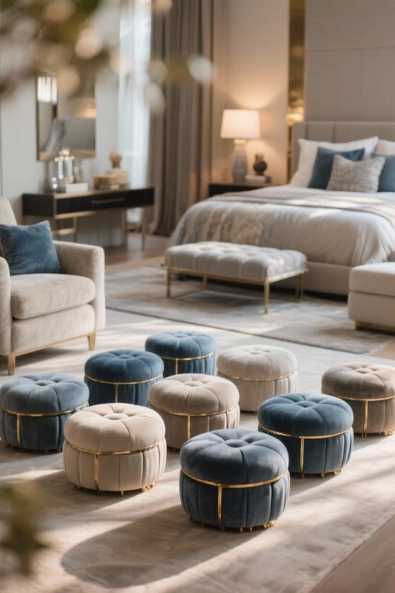 stylish and functional ottomans