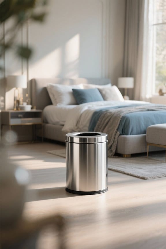 stylish and functional trash cans