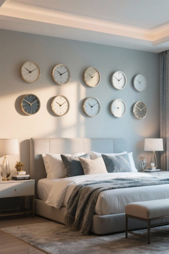 stylish contemporary wall timepieces