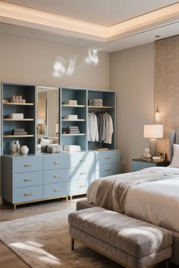 stylish organized dresser options